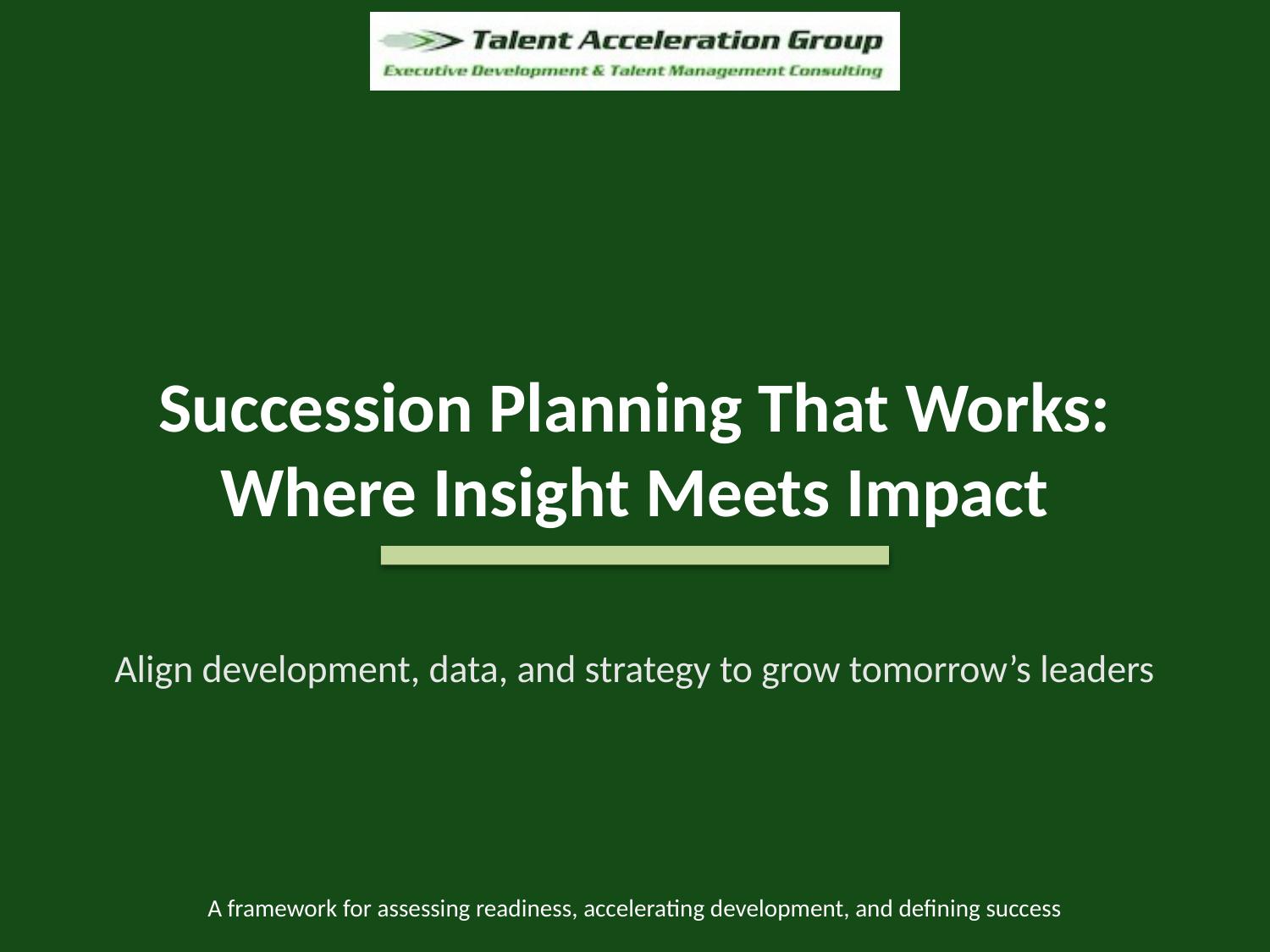 Succession Planning Slide